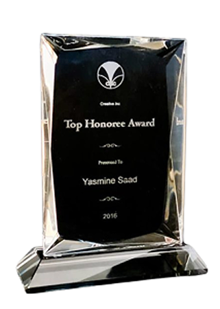 2016 top honoree award